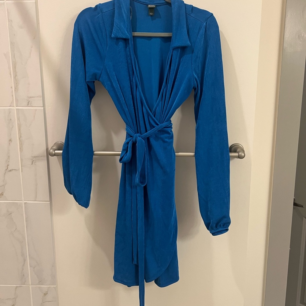 Wild Fable Blue Long Sleeve Dress